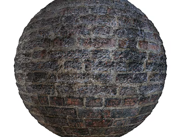 Brick wall PBR texture (ID:ffach321714)