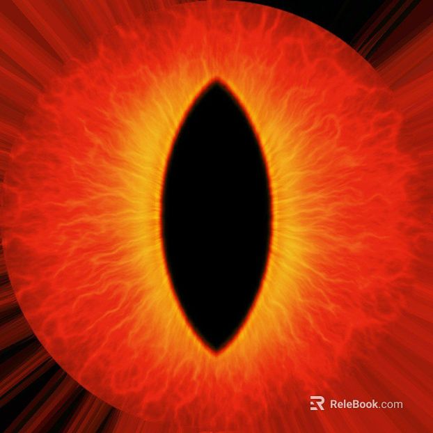 Red yellow animal pupil texture texture