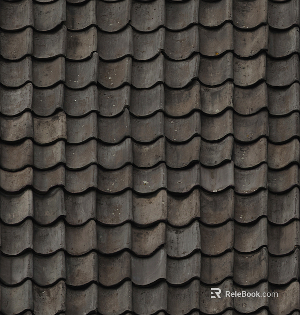 Green tile texture
