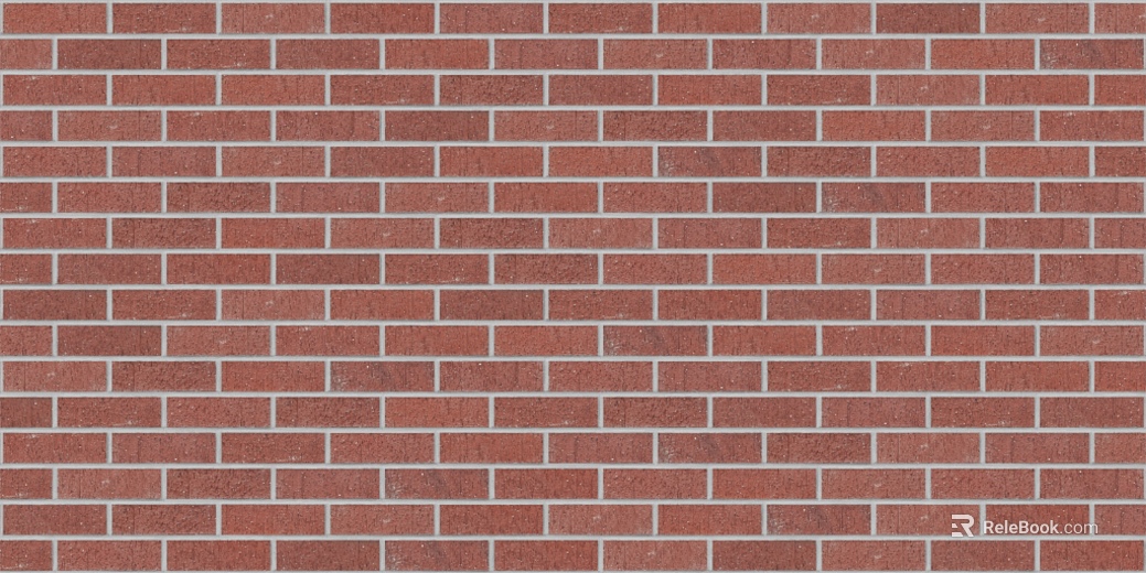 Brick wall villa facade red cultural brick texture