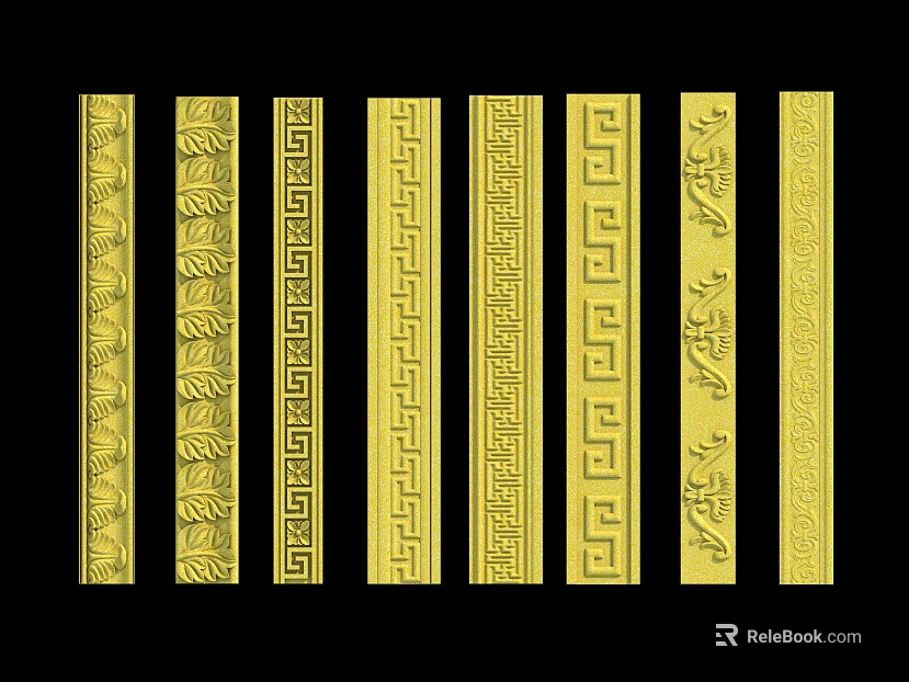 Embossed Metal Embossed Decoration texture