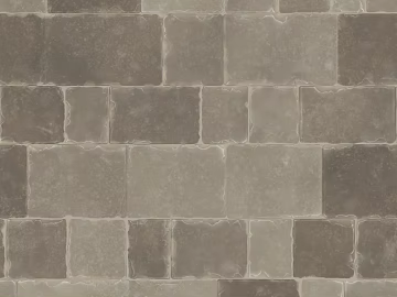 Taupe Antique Tile Kitchen and Bathroom Floor Tile texture (ID:ffaeh246496)