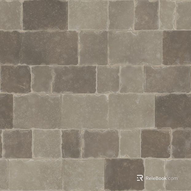 Taupe Antique Tile Kitchen and Bathroom Floor Tile texture