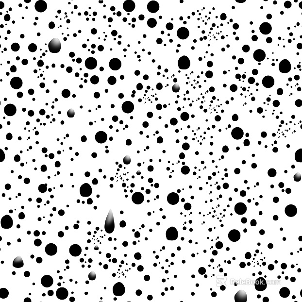 Water Drop Bubble Bubble Surface Concave and Concave texture