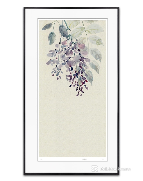 Plant painting texture