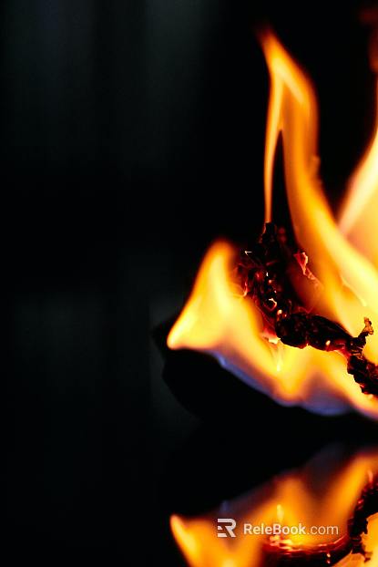 Flame texture texture