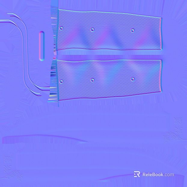 Cyberwind purple blue metal mesh decorative surface texture