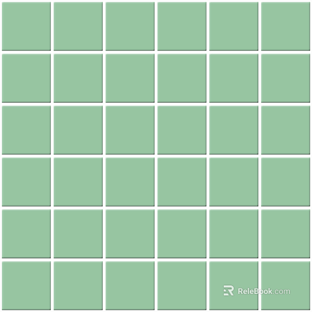 Plaid Tile Glazed Glass Black and White Figure texture