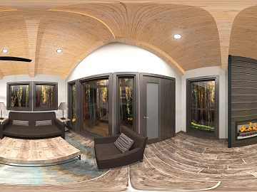 Indoor Living Room Kitchen Daytime HDR texture (ID:ffach419014)