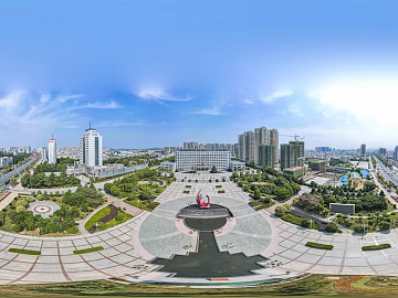 HDR City Leisure Square Panoramic View texture (ID:ffach111303)