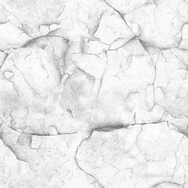 White crack rock wall decoration texture