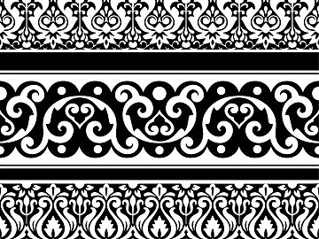 Black and white mask pattern texture pattern graphics carved graphics (ID:ffach190734)
