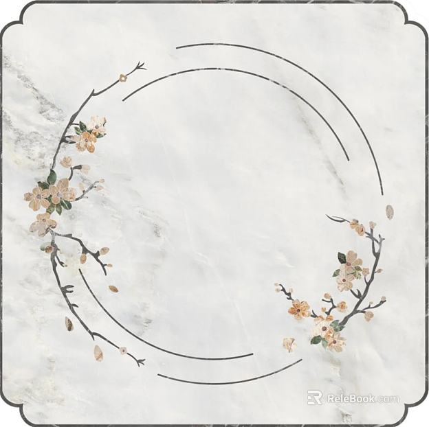 Marble Parquet New Chinese Style Marble Parquet Stone Parquet Tile Parquet texture