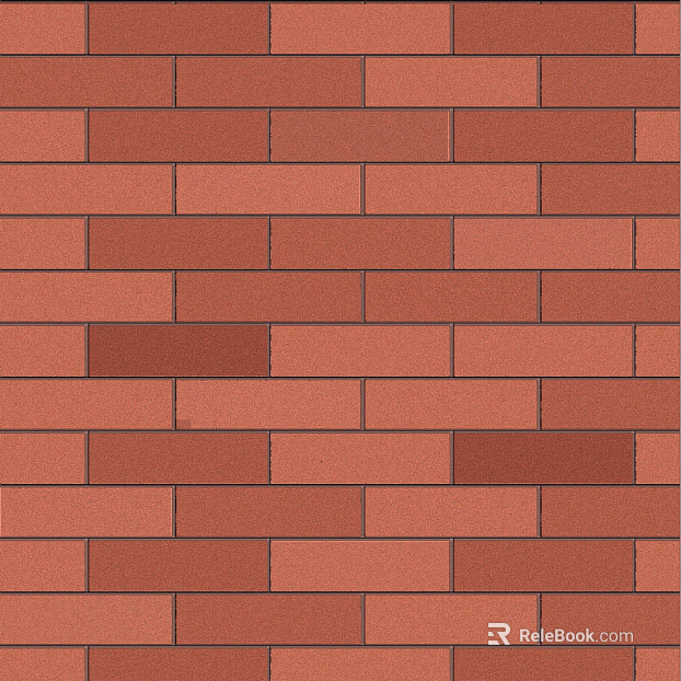 Brick wall ochre tricolor full-body brick texture