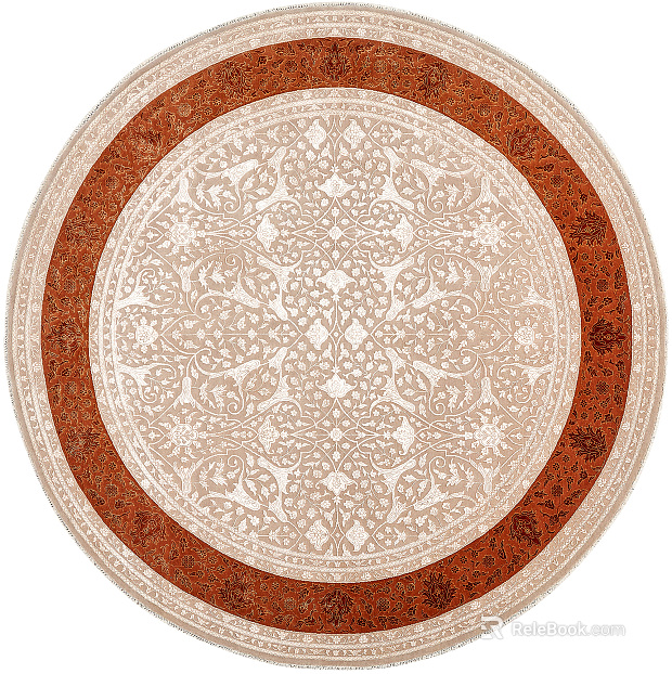 Round carpet texture