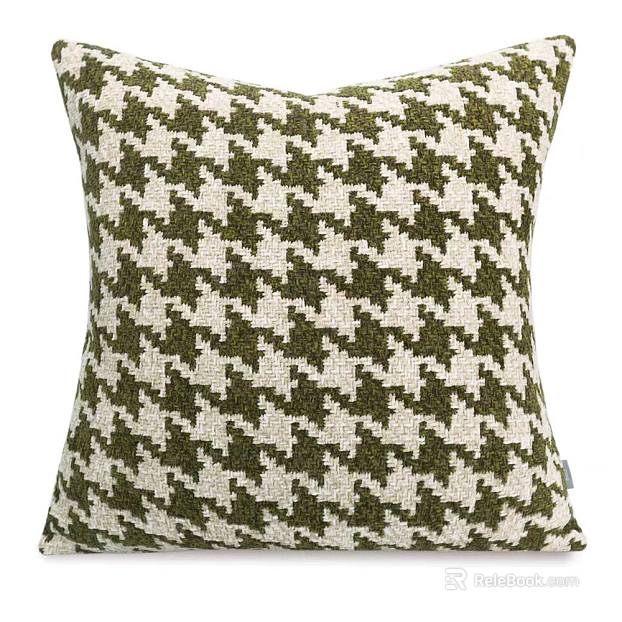Modern Pillow Pillow Houndstooth Pillow texture