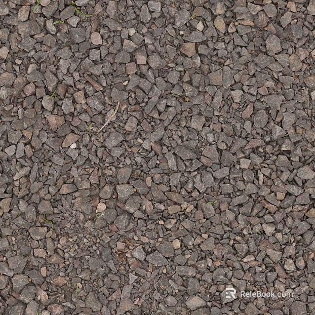 Ground gravel texture