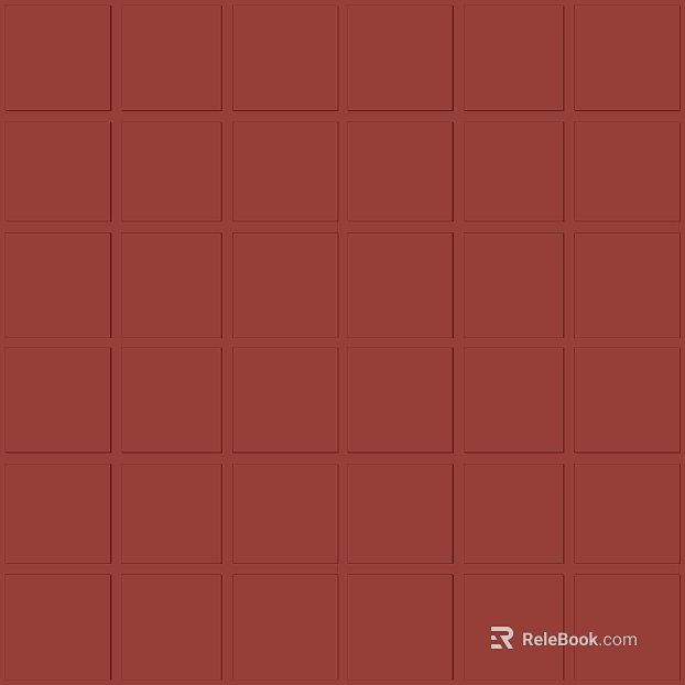 Red kitchen lattice non-slip brick permeable brick texture