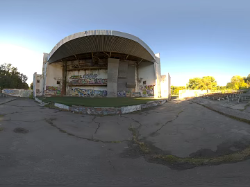 Outdoor Square Building Daytime HDR 3d model