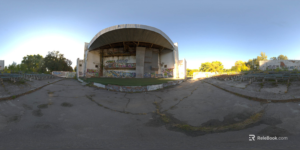 Outdoor Square Building Daytime HDR texture