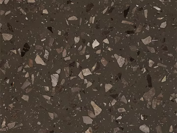 terrazzo dark brown artificial stone texture (ID:ffaag39275)