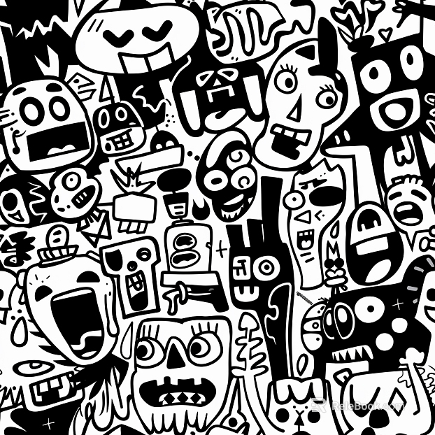 Patterned wall fabric, patterned wallpaper, cartoon wallpaper, cartoon wall fabric, wall fabric, wallpaper, wall covering texture