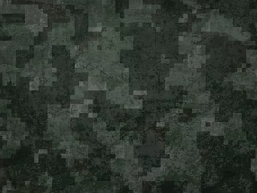 gray green digital camouflage cloth military fabric 3d model