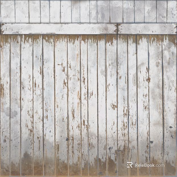 Retro white paint dilapidated wood wall decoration texture