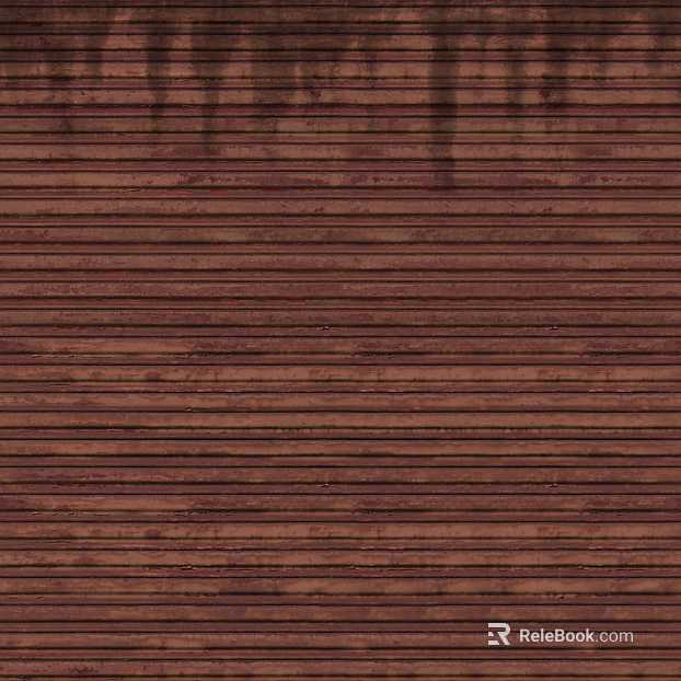 Rolling shutter door texture