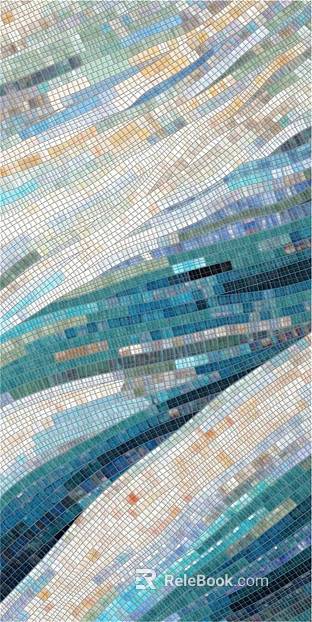 Mosaic landscape mosaic tiles texture
