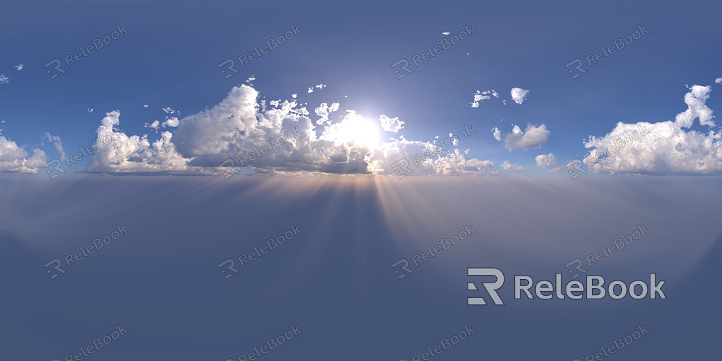 Sunrise Sunset Cloudy Blue Sky Landscape Landscape HDR texture