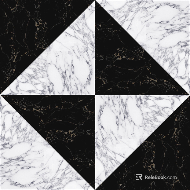 marble white and black stitching tile texture