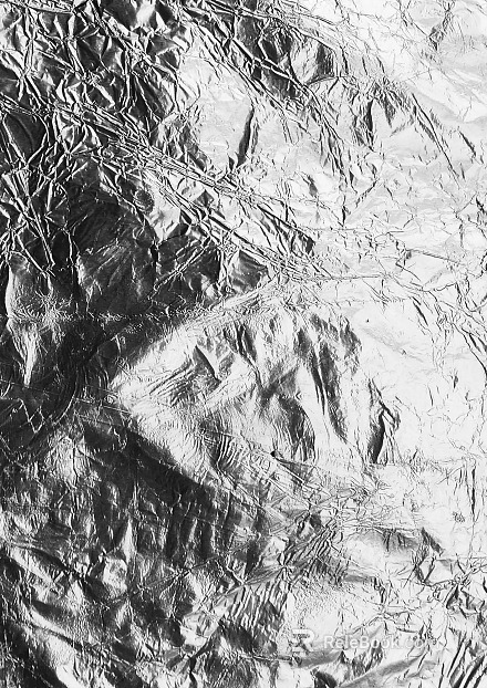 Plastic film cling film fold texture