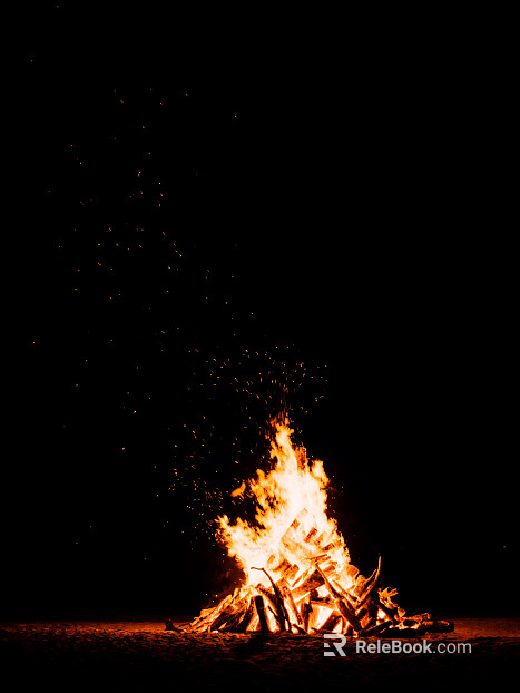 Bonfire texture