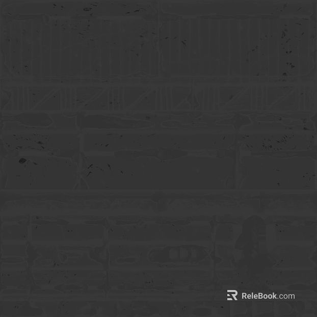 Dark gray brick wall, interior and exterior wall surface texture