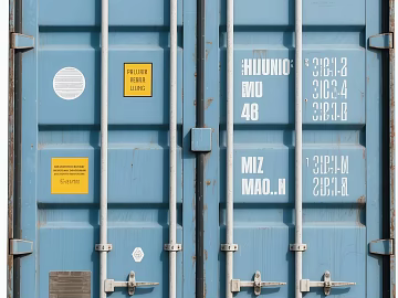 Container Front 3d model