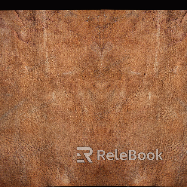 Close-up of fine grain leather, revealing a smooth, refined texture with subtle, natural grain patterns, showcasing the material's premium quality and durability. The color is a rich, dark brown with a slight sheen.