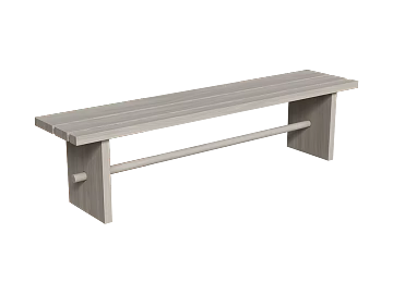 Light Grey Solid Wood Bench Household Seat texture (ID:ffaeh158686)