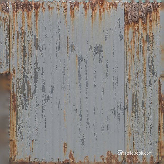 Old silver gray rusted metal plate industrial wind wall texture