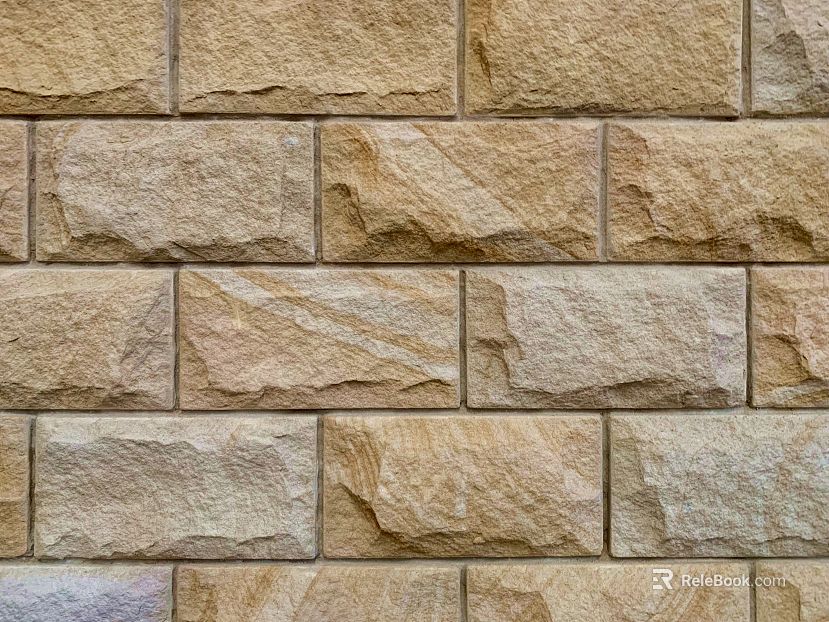 Brick wall light color concave convex culture stone wall brick texture