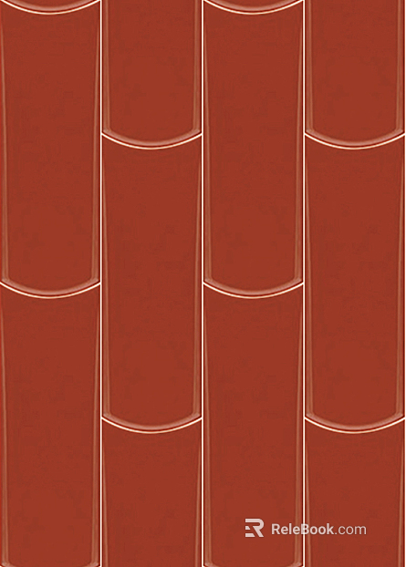 Feather Brick Forbidden City Red Porcelain Drill texture