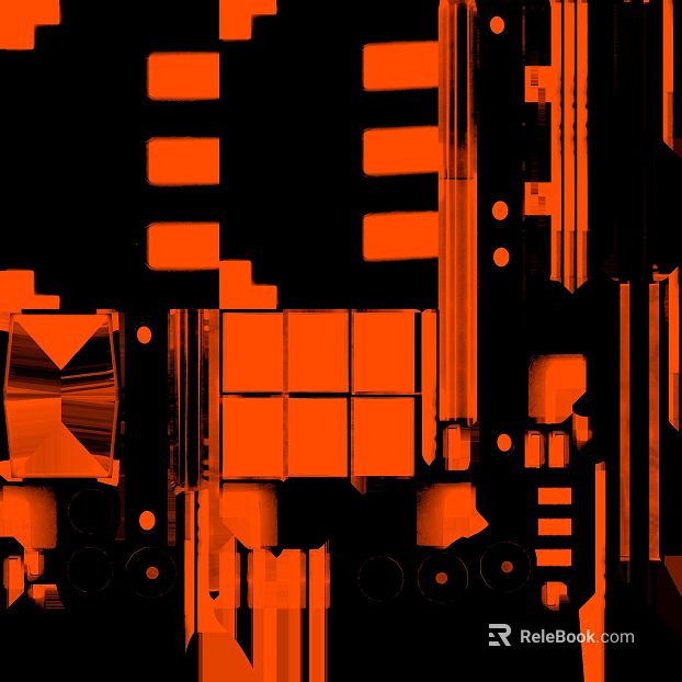Orange black industrial wind metal texture texture