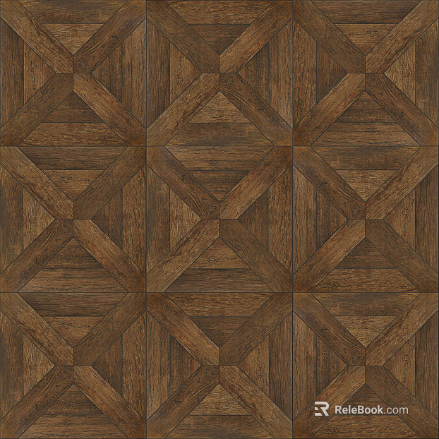 Geometric Parquet Textured Wood Floor texture