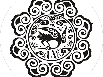 black and white painting 3d model