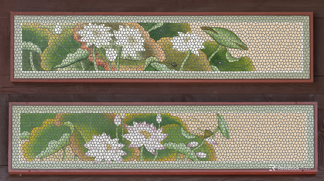 Plant painting texture