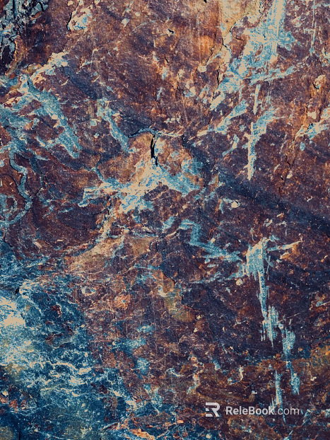 Blue Curry Outdoor Rock texture