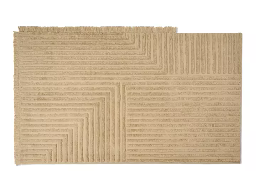 Geometric Carpet Light Sand Carpet 3d model