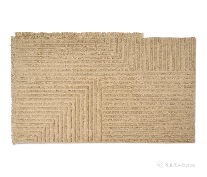 Geometric Carpet Light Sand Carpet texture