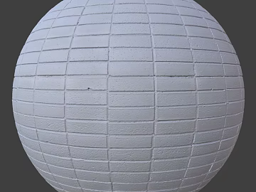 Brick wall PBR texture (ID:ffach239351)