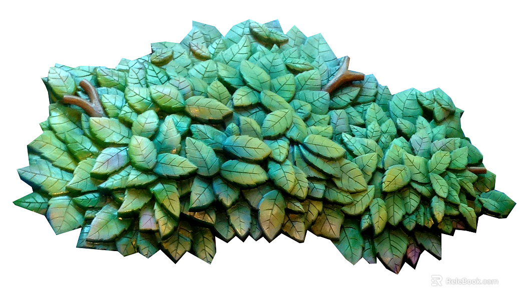 Plant painting texture